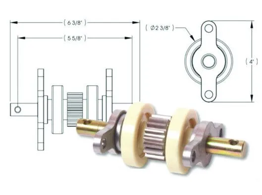 STND GEAR PACK ASSY 15 TEETH